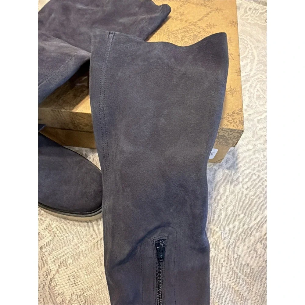 Free People Jasper Over The Knee High  Boots Off Black EU38/US8 Witchy Goth